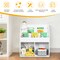 Costway Kids Wooden Bookshelf Bookcase Children Toy Storage Cabinet Organizer